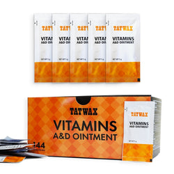 TATWAX Vitamin A&D Salbe – 5-Gramm-Folienpäckchen (144/Box)