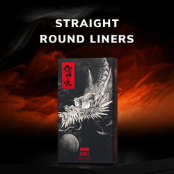 CAM x AMI JAMES Cartridges - Straight Round Liners - #12 (0,35mm) - 20/Box