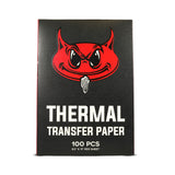 CAM Tattoo-Thermopapier für Schablonen – 8,5" x 11" (100 Blatt/Karton)