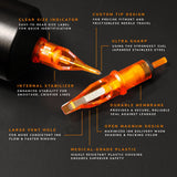 CAM x AMI JAMES Cartridges - Standard Bugpin Round Liner - #10 (0.30mm) - 20 Stück/Box