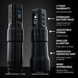 Legend Limitless PRO - Adjustable Stroke Tattoo Pen (2.3mm - 4.3mm)