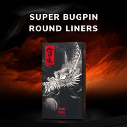 CAM x AMI JAMES Cartridges - Super Bugpin Round Liner - #8 (0.25mm) - 20/Box