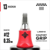 Legend Comfort Grip Cartridges - Magnums - #12 (0.35 mm) - 20 Stück/Box